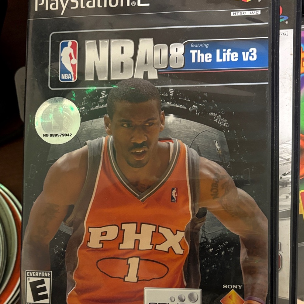 Sony PlayStation 2 NBA 08 The Life v3 - Black and Orange